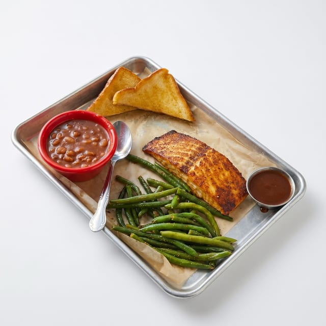 Grilled Salmon.